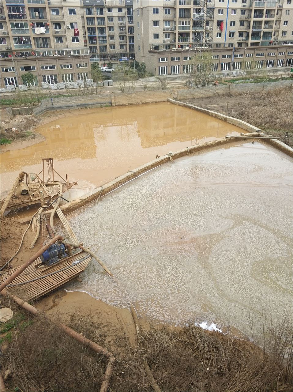 昂昂溪沉淀池淤泥清理-厂区废水池淤泥清淤
