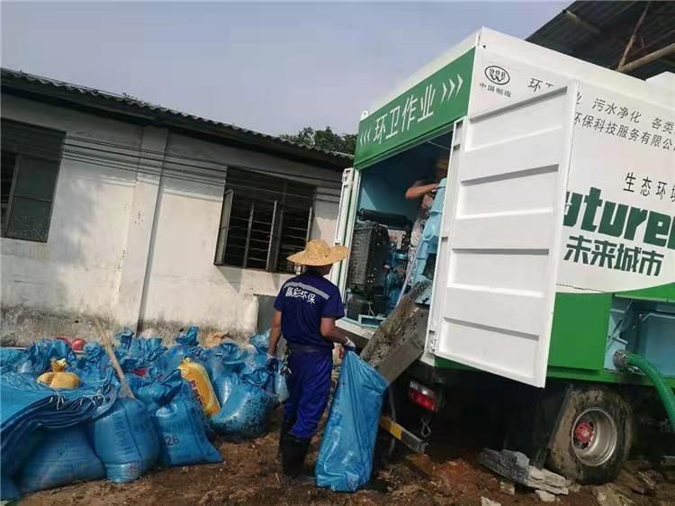 昂昂溪工业污泥压干处理